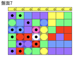 とくべつルール3
ネクスト黄＋
最大なぞり消し15個
同時消し係数7倍
幾星アルル＋ルルー
特殊なぞり
盤面7